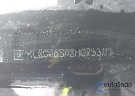 2017 Chevrolet Spark Ls Manual z USA, uszkodzony, nr VIN KL8CA6SA8HC733113